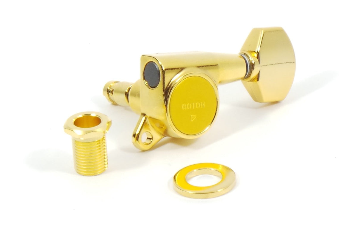 Clavijas Para Guitarra Gotoh Sg381 Gold 6 En Línea 1:16