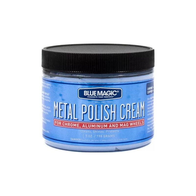 Blue Magic Crema Pulidora Metales Limpia Brilla Protege 198g