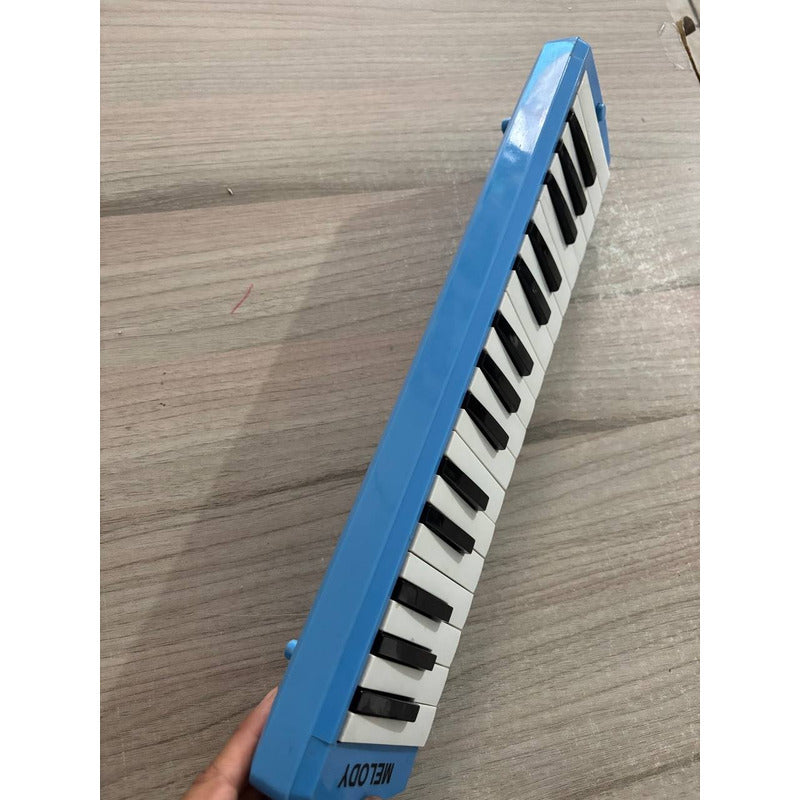 Melodica Escolar 32 Teclas Estuche Rigido Melody Azul