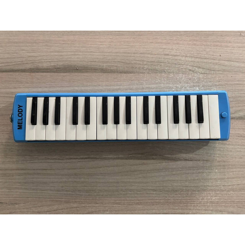 Melodica Escolar 32 Teclas Estuche Rigido Melody Azul