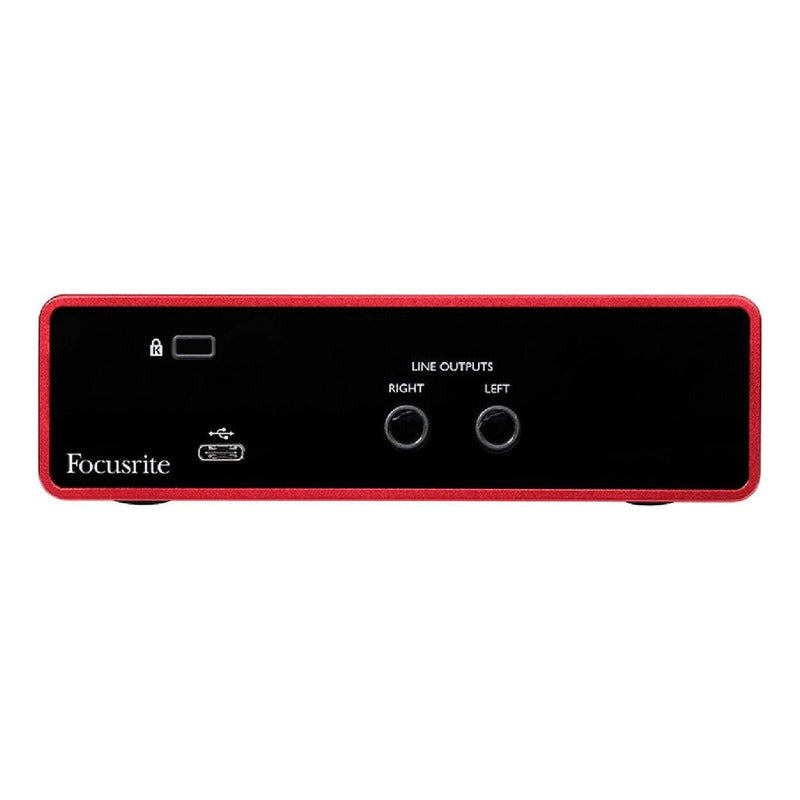Interfaz De Audio Focusrite Scarlett Solo Roja 3.a Gen