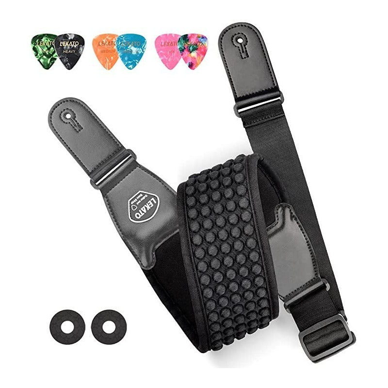 Strap Correa Tali Lekato Ajustable Para Guitarra O Bajo