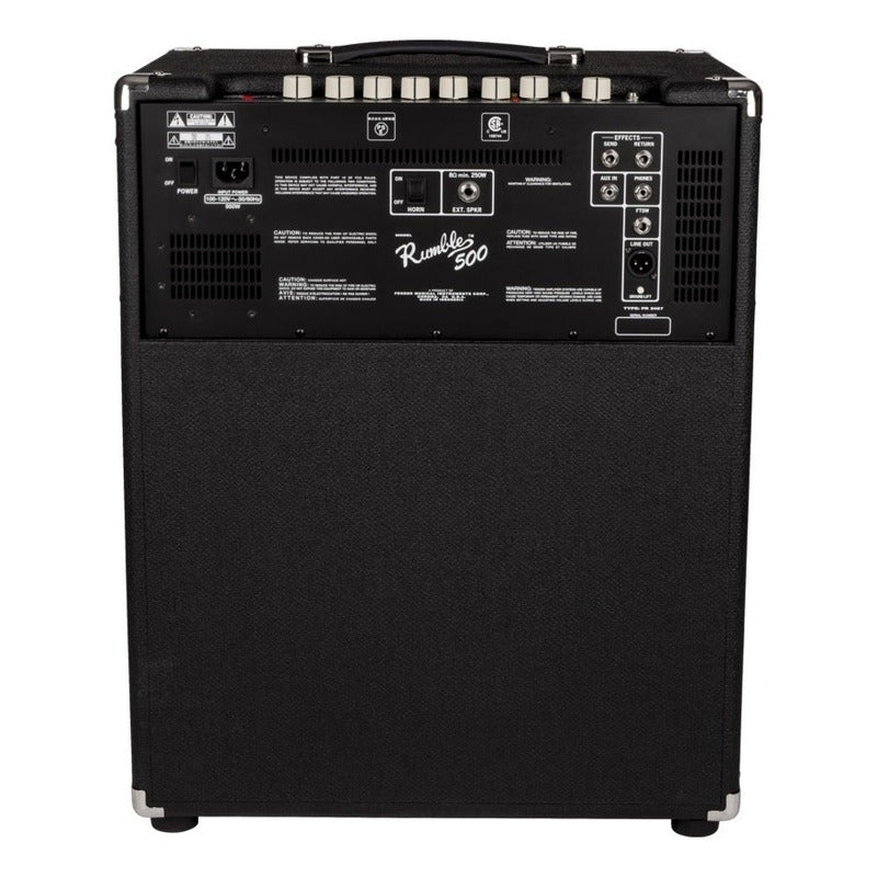 Amplificador Para Bajo Fender Rumble V3 500 Nuevo