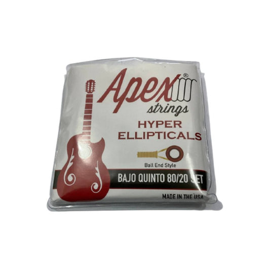 Set De Cuerdas Para Bajo Quinto Bronce Apex End Ball