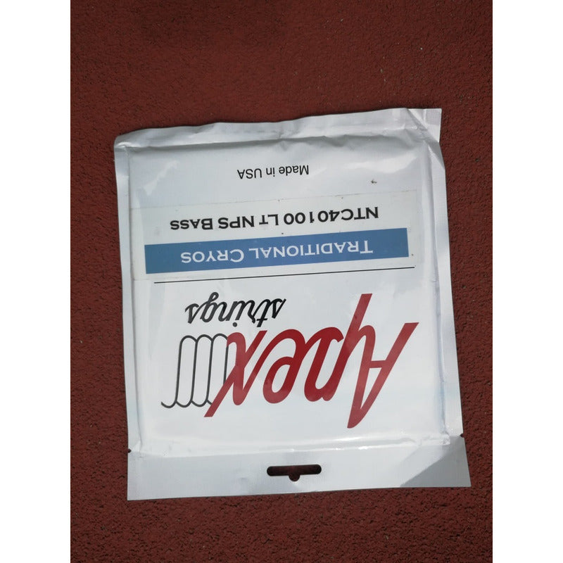 Apex Strings Cuerdas Para Bajo 4 Set Nickel Cryos 40-100 Msi