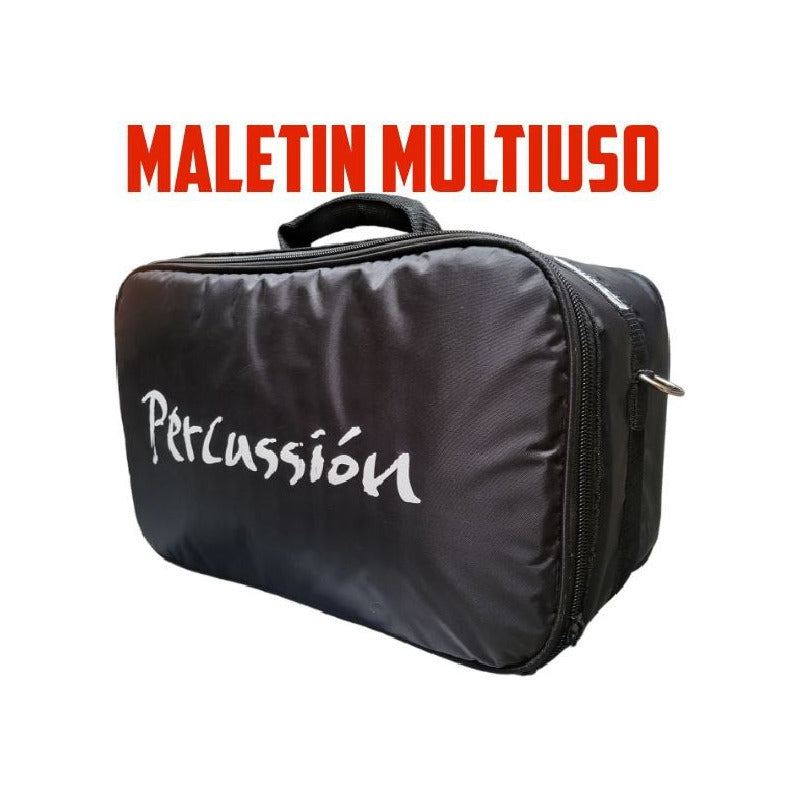 Funda Para Doble Pedal Bongos Cables Maletín Percusión
