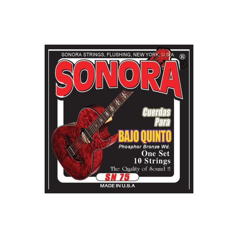 Cuerdas Para Bajo Quinto Sonora Bronze Sn 75