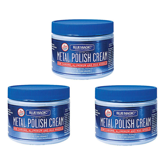 Crema Pulidora Y Abrillantador Para Metales Blue Magic Kit 3