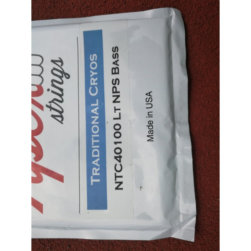 Apex Strings Cuerdas Para Bajo 4 Set Nickel Cryos 40-100 Msi