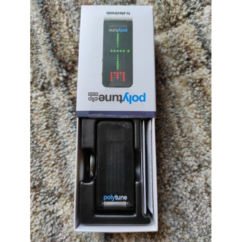 Afinador Polytune Clip Black Tc Electronic Sin Uso Msi