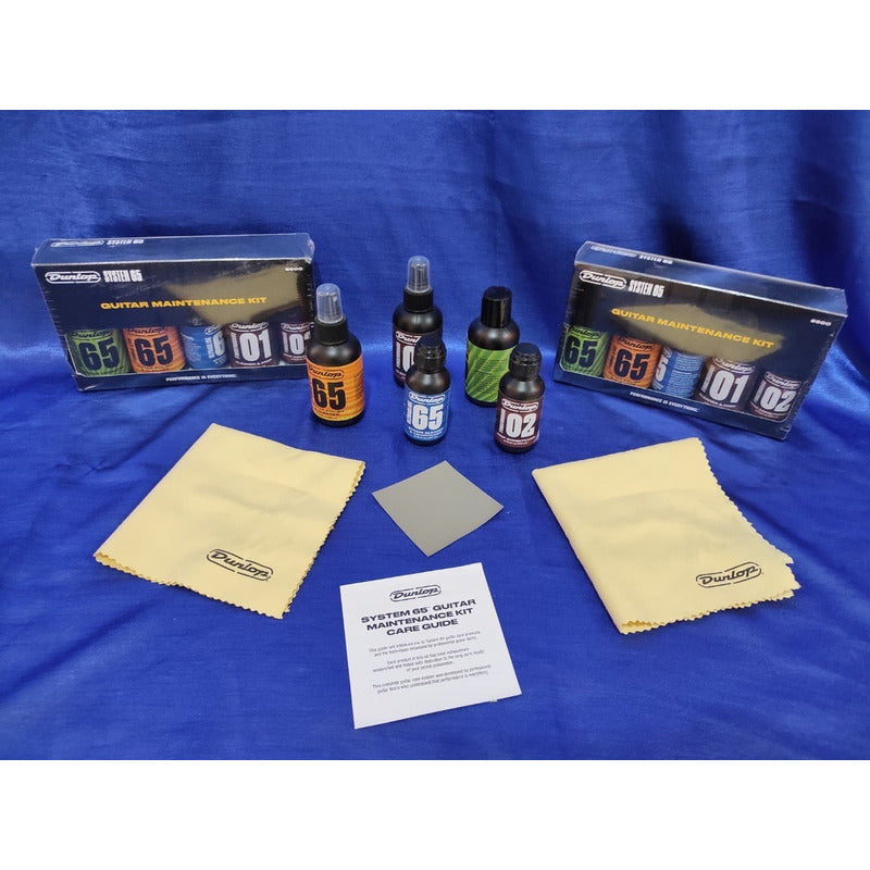 Kit 5 Piezas De Limpieza Para Guitarra Bajo Eléctrico Dunlop