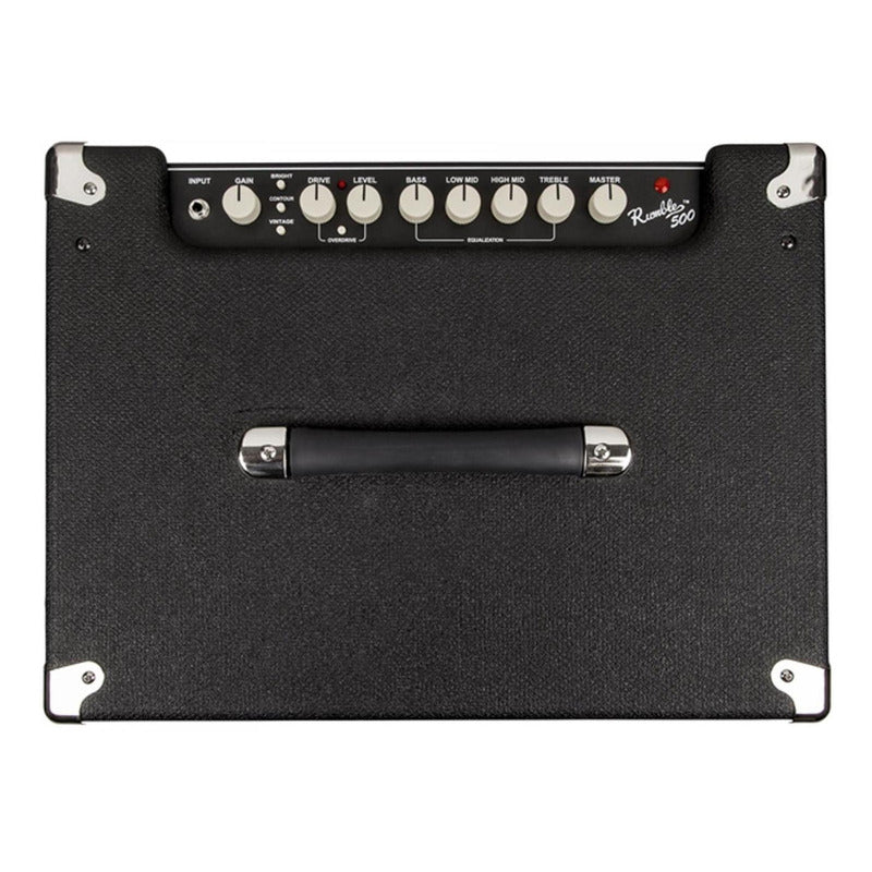 Amplificador Fender Para Bajo Rumble Series 500, 120v Black Color Negro/plata