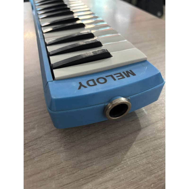 Melodica Escolar 32 Teclas Estuche Rigido Melody Azul