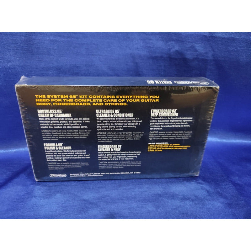 Kit 5 Piezas De Limpieza Para Guitarra Bajo Eléctrico Dunlop