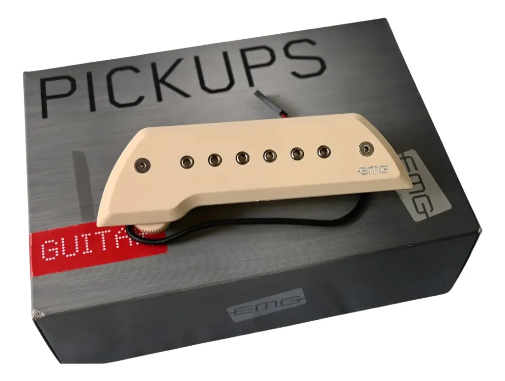 Pastilla Emg Para Bajoquinto O Bajosexto O Guitarra Color Beige