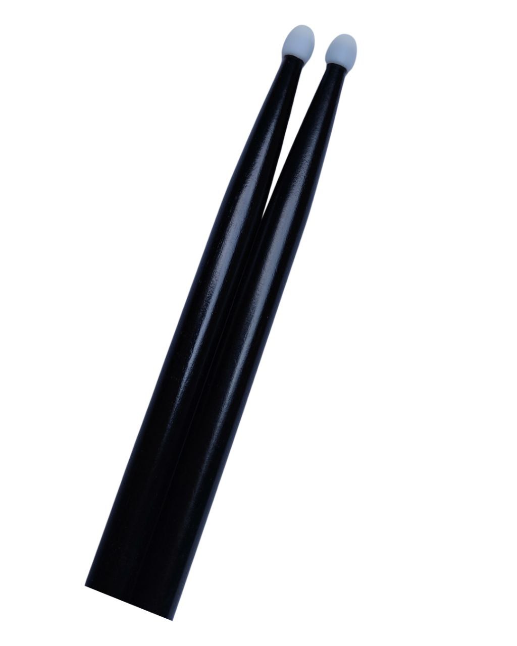 3 pares Pack de Baquetas para Batería 2BN RMV, Punta de Nylon, Negro, Profesionales drumsticks black baqueta Equilibrada, comodas, acabado antiderrapante