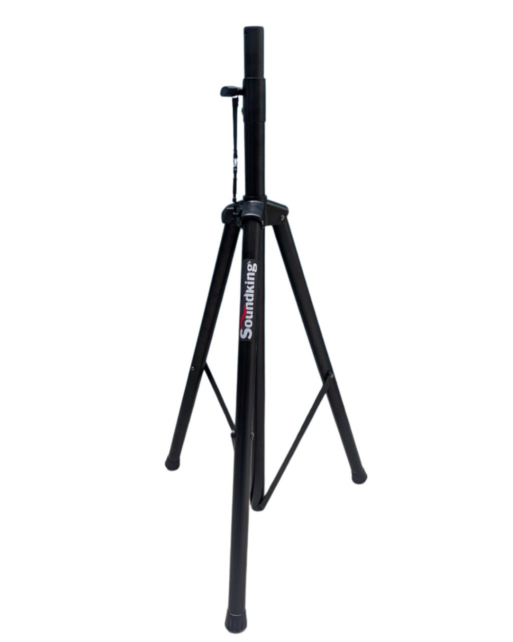 Base Soporte tripode para bocina Sound-King Altura Ajustable, Soporte Resistente y Estable; herrajes de excelente Calidad.