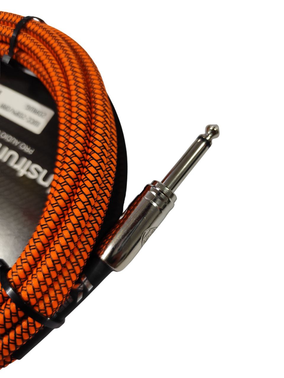 Cable KIRLIN IWCC-201PN/ORA 10FT – Cable Profesional para Guitarra, Bajo o Teclado, Plug Recto a Plug Recto, 3 Metros