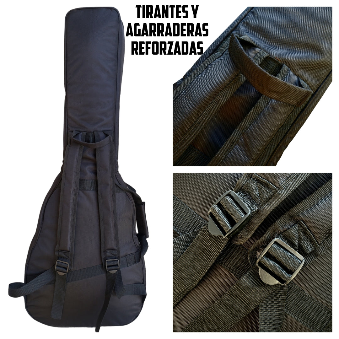 Funda Para Guitarra Electrica 335 Semi Hollow Gipson Ibañez Negro