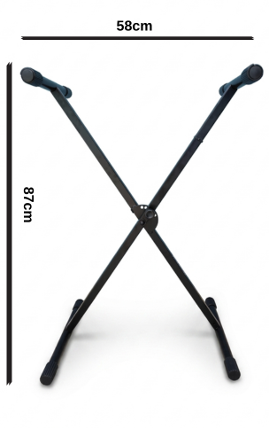 Base desmontable Para Teclado Soundking Df002 Soporte Tipo X Stand