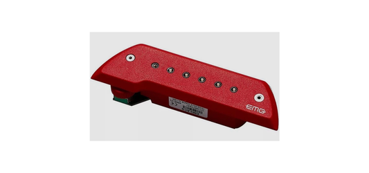 Pastilla Emg Para Bajoquinto O Bajosexto O Guitarra Color roja