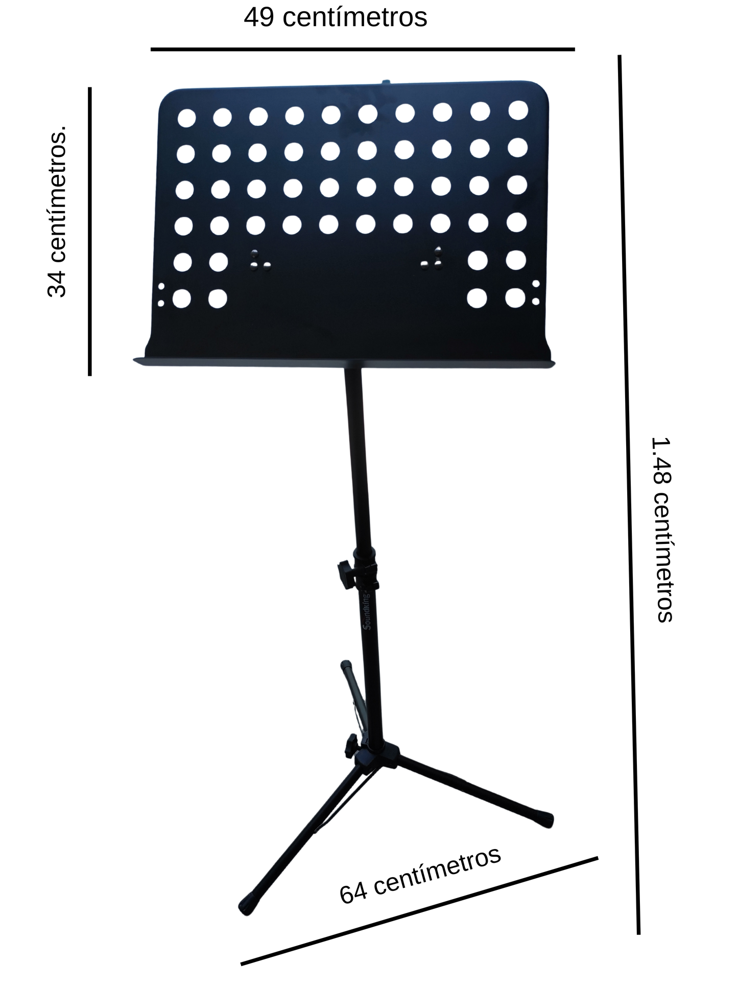 Atril para Partitura Soundking – Ajustable, Resistente y Profesional