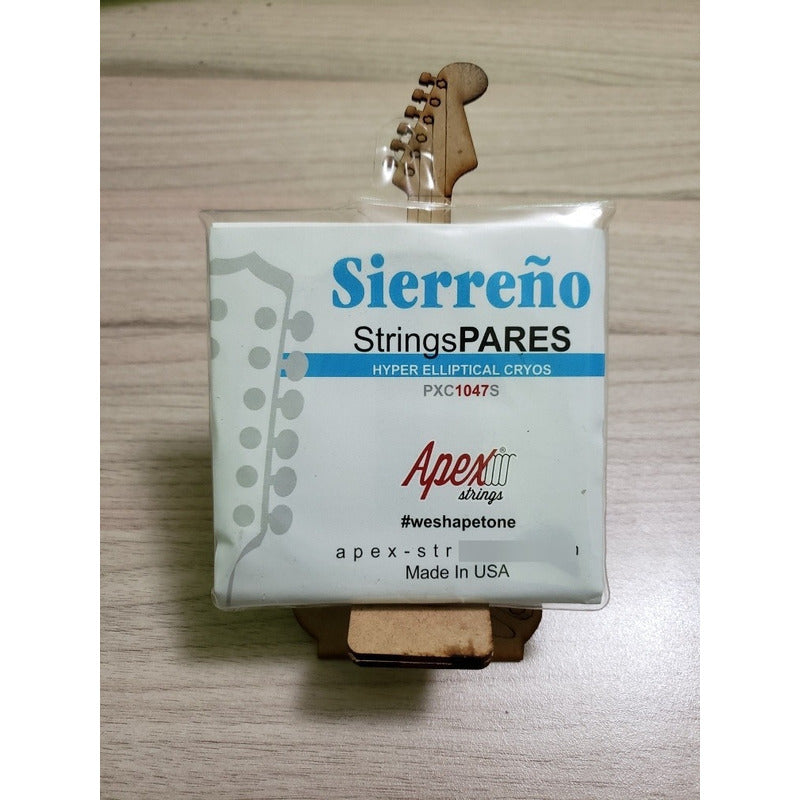Cuerdas Pares 12 Guitarra Docerola Apex  Pxc1047s Bronce