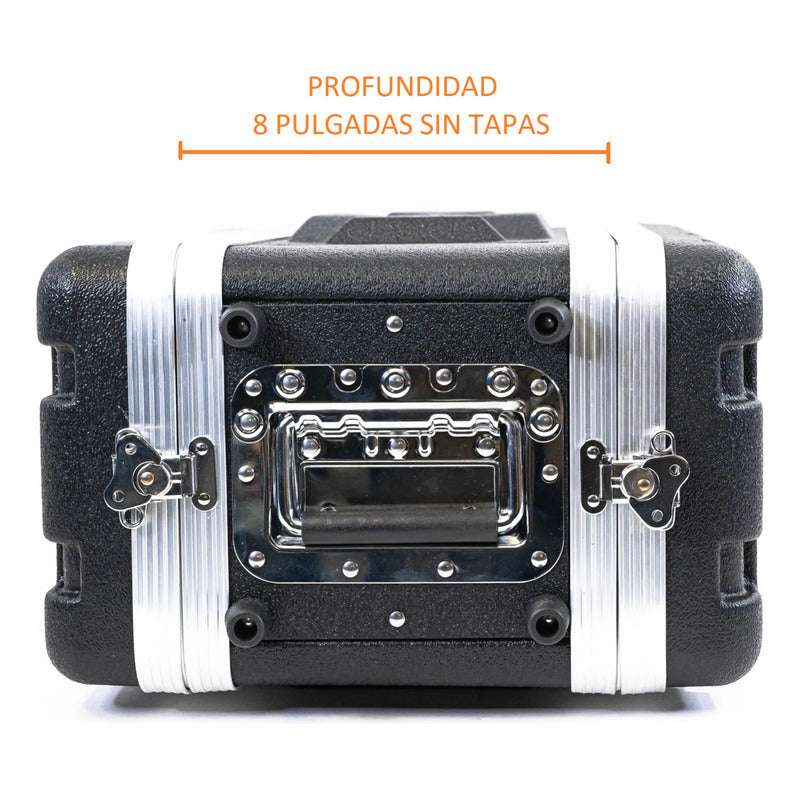Case Estuche Rack Multicomp Pro Mezclador Y Poderes 4u 8inc