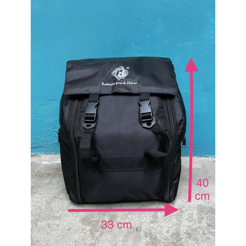 Funda Reforzada Tipo Mochila Para Acordeón Hohner De Botones