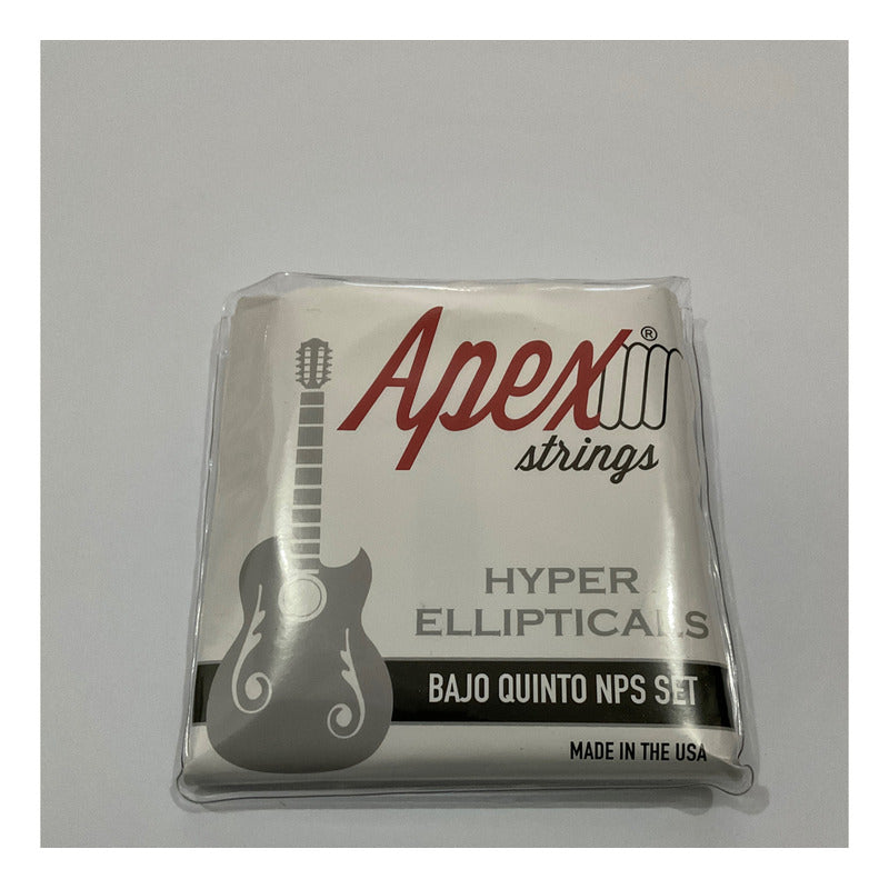 Cuerdas Para Bajo Quinto Apex Niquel Set Completo Msi