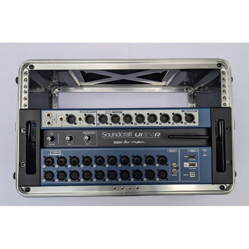 Case Estuche Rack Mezcladora Y Poderes 6 Unidades 8 Pulgadas