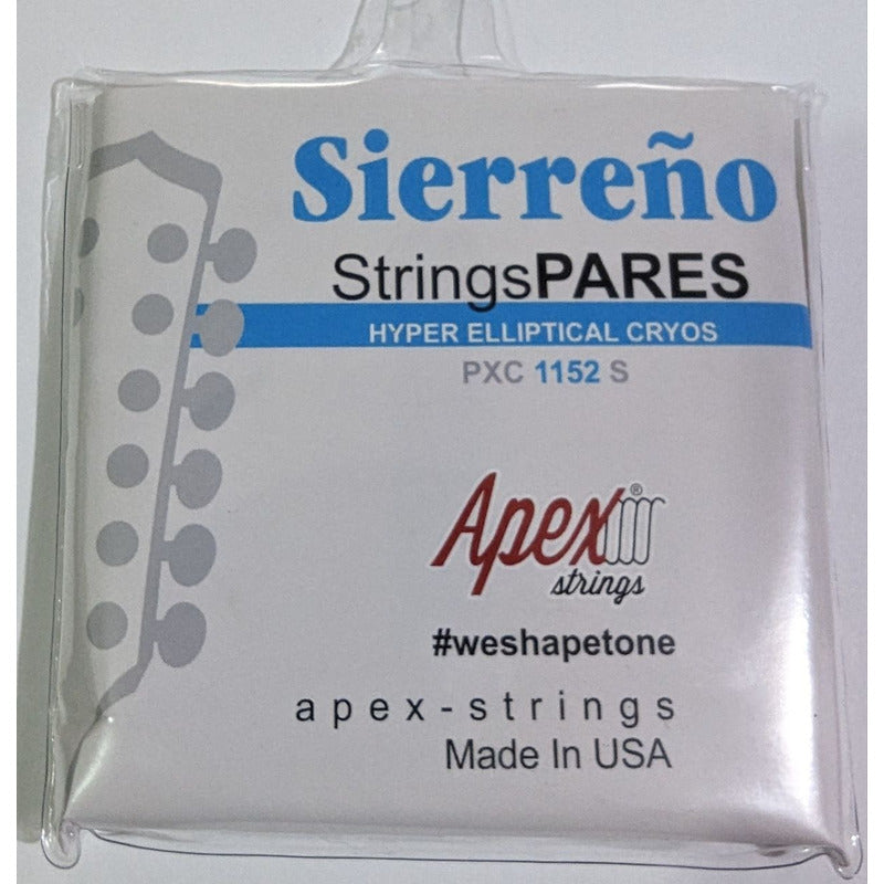 Set De Cuerdas P Guitarra Docerola 1152 S Pares Bronce Apex