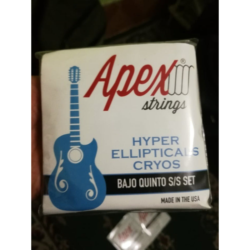 Cuerdas Para Bajo Quinto Apex Hechas En Usa Acero Inoxidable