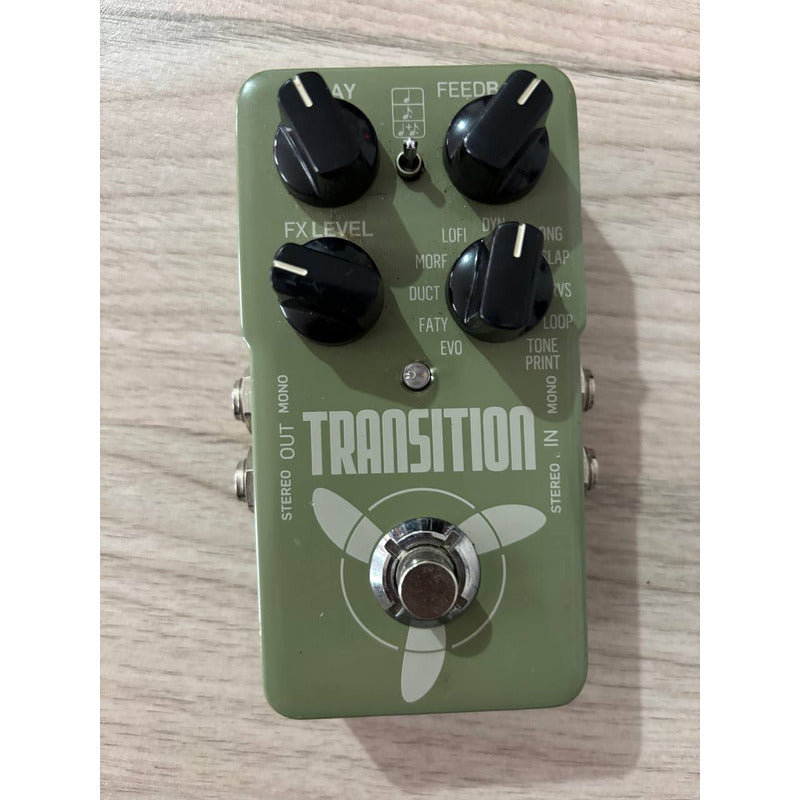 Pedal Para Guitarra Eléctrica Tc Electronic Transition Delay