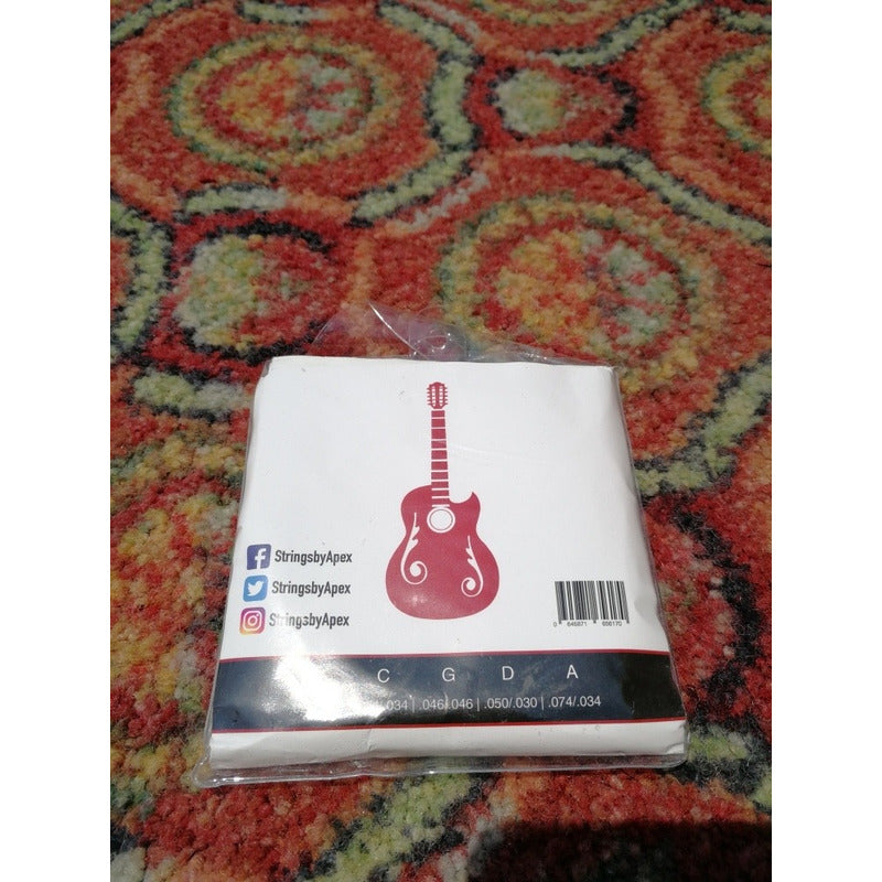 Cuerdas Para Bajo Quinto Apex Hechas En Usa Bronce