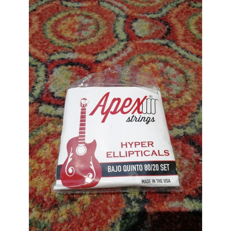 Cuerdas Para Bajo Quinto Apex Hechas En Usa Bronce