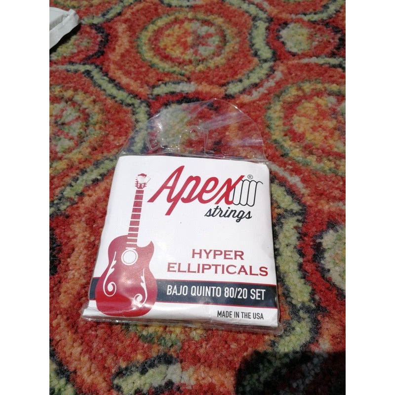 Cuerdas Para Bajo Quinto Apex Hechas En Usa Bronce