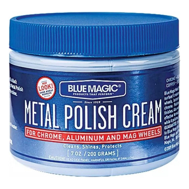 Crema Pulidora Y Abrillantador Para Metales Blue Magic Kit 3