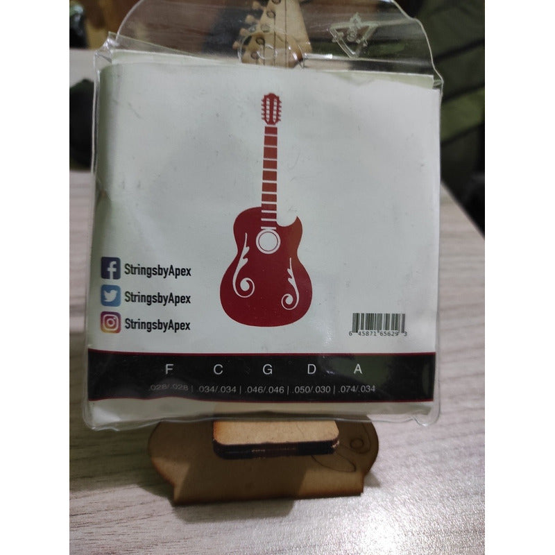 Set De Cuerdas Para Bajo Quinto Bronce Apex End Ball