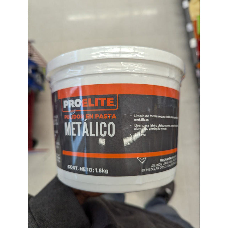 Crema Pulidora Polish Para Metales Pro Elite 1.8 Kg
