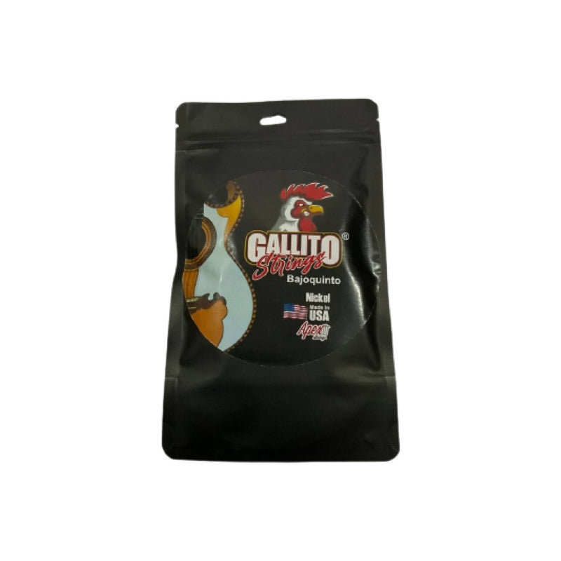 Cuerdas Gallito Bajo Quinto Nickel Hechas En Usa, Loop End