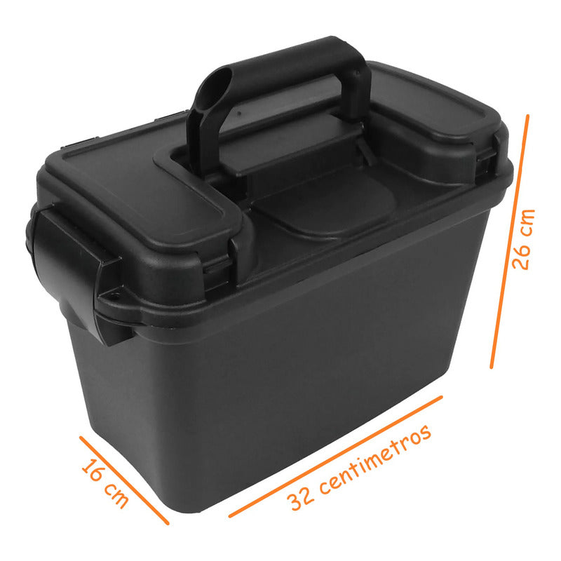 Estuche Case P/micrófonos Rígido De 8 Compartimentos