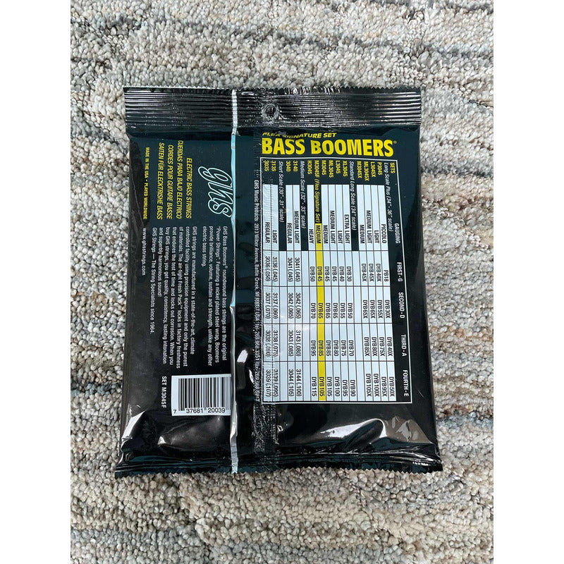 Cuerdas Para Bajó Ghs Flea Signature Boomers Bass 45 105 Msi