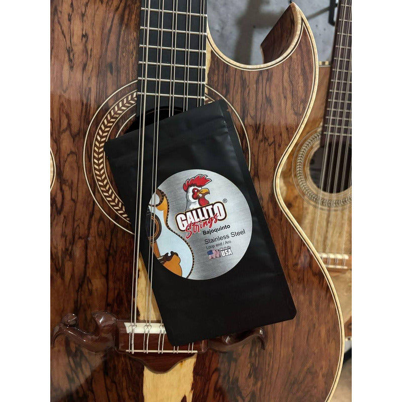 Cuerdas Para Bajo Quinto Gallito Strings Acero Loop End Usa