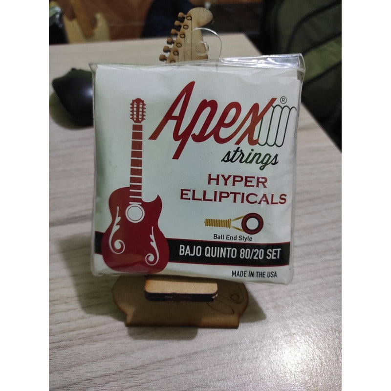 Set De Cuerdas Para Bajo Quinto Bronce Apex End Ball