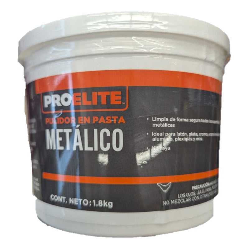 Crema Pulidora Polish Para Metales Pro Elite 1.8 Kg