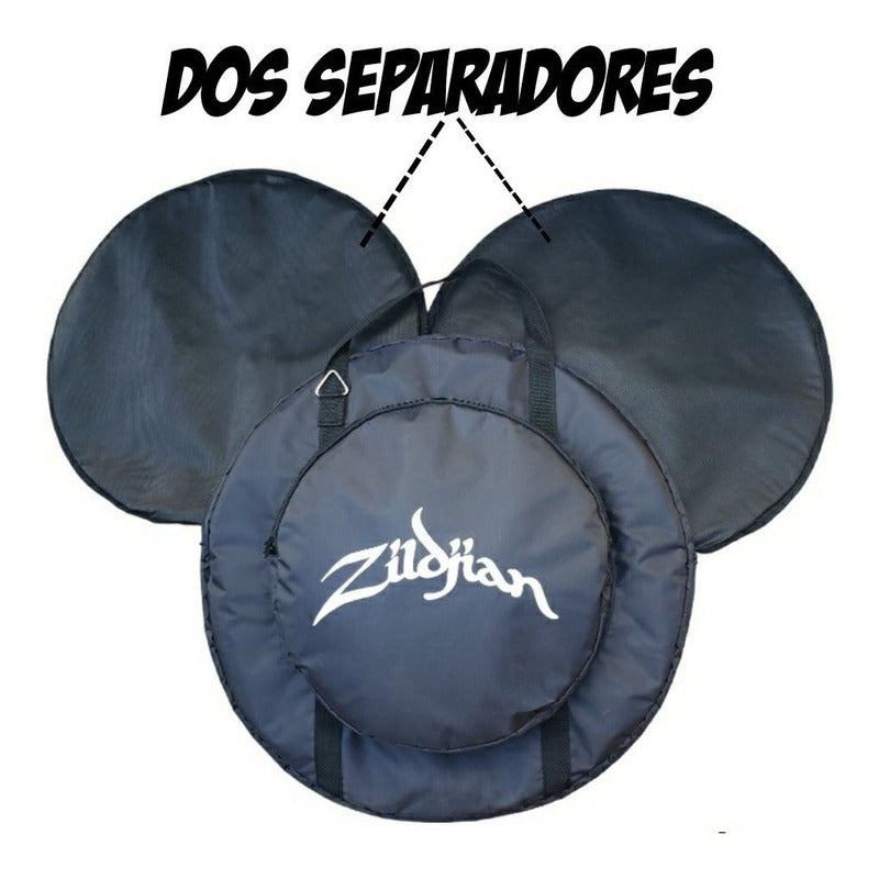 Funda Para Platillos De Batería Zildjian Logo Separadores