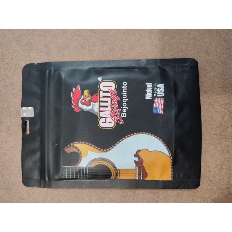 Cuerdas Gallito Bajo Quinto Nickel Hechas En Usa, Loop End