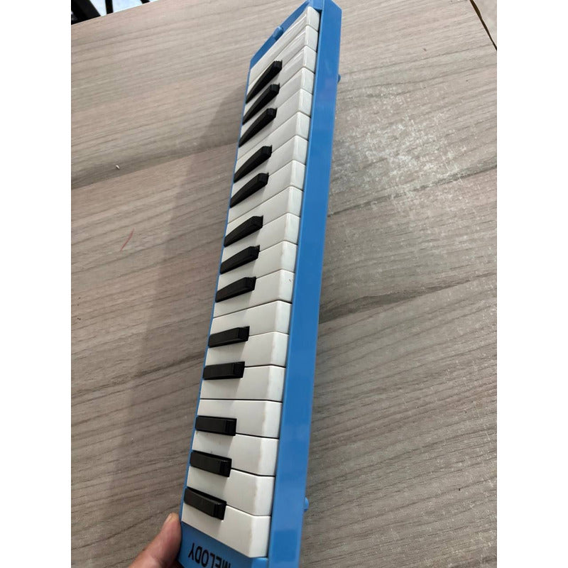 Melodica Escolar 32 Teclas Estuche Rigido Melody Azul