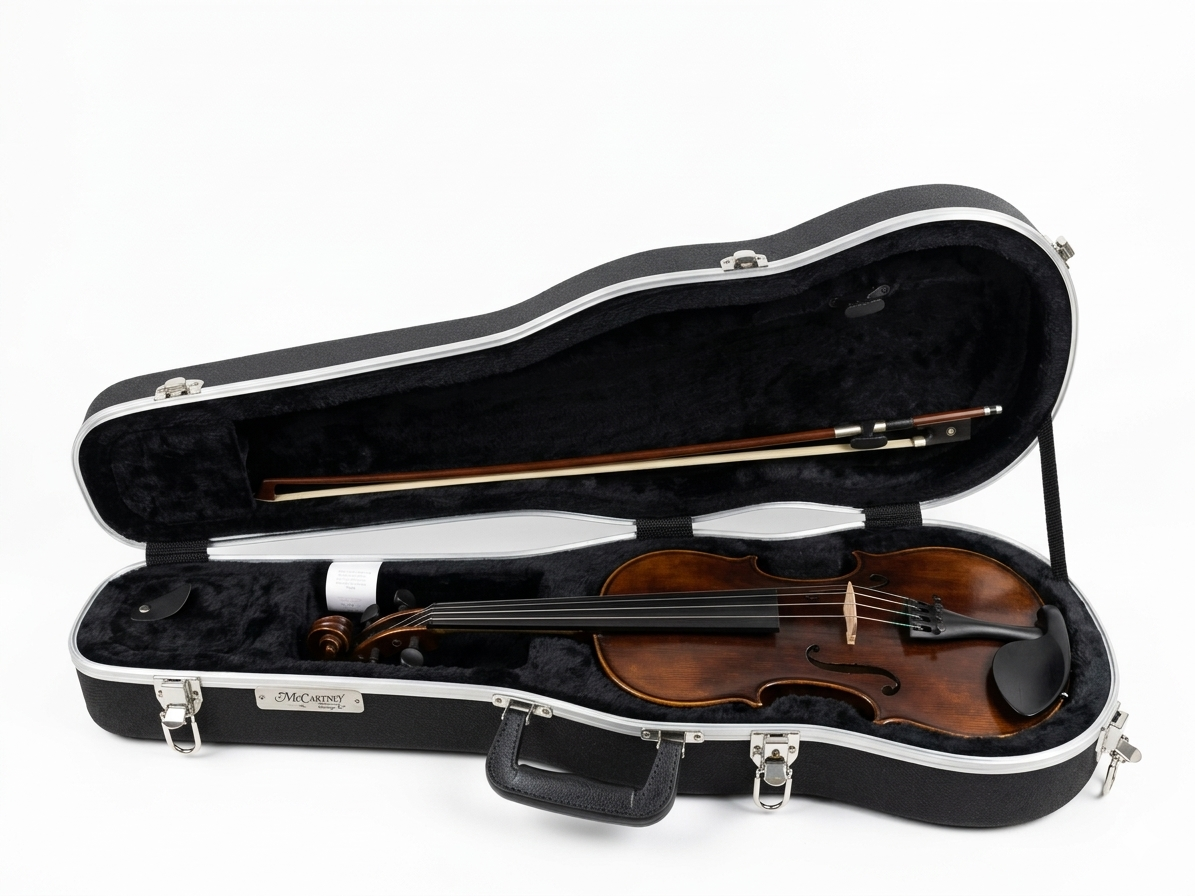 ESTUCHE RÍGIDO DE LUJO PARA VIOLÍN DE 4/4
